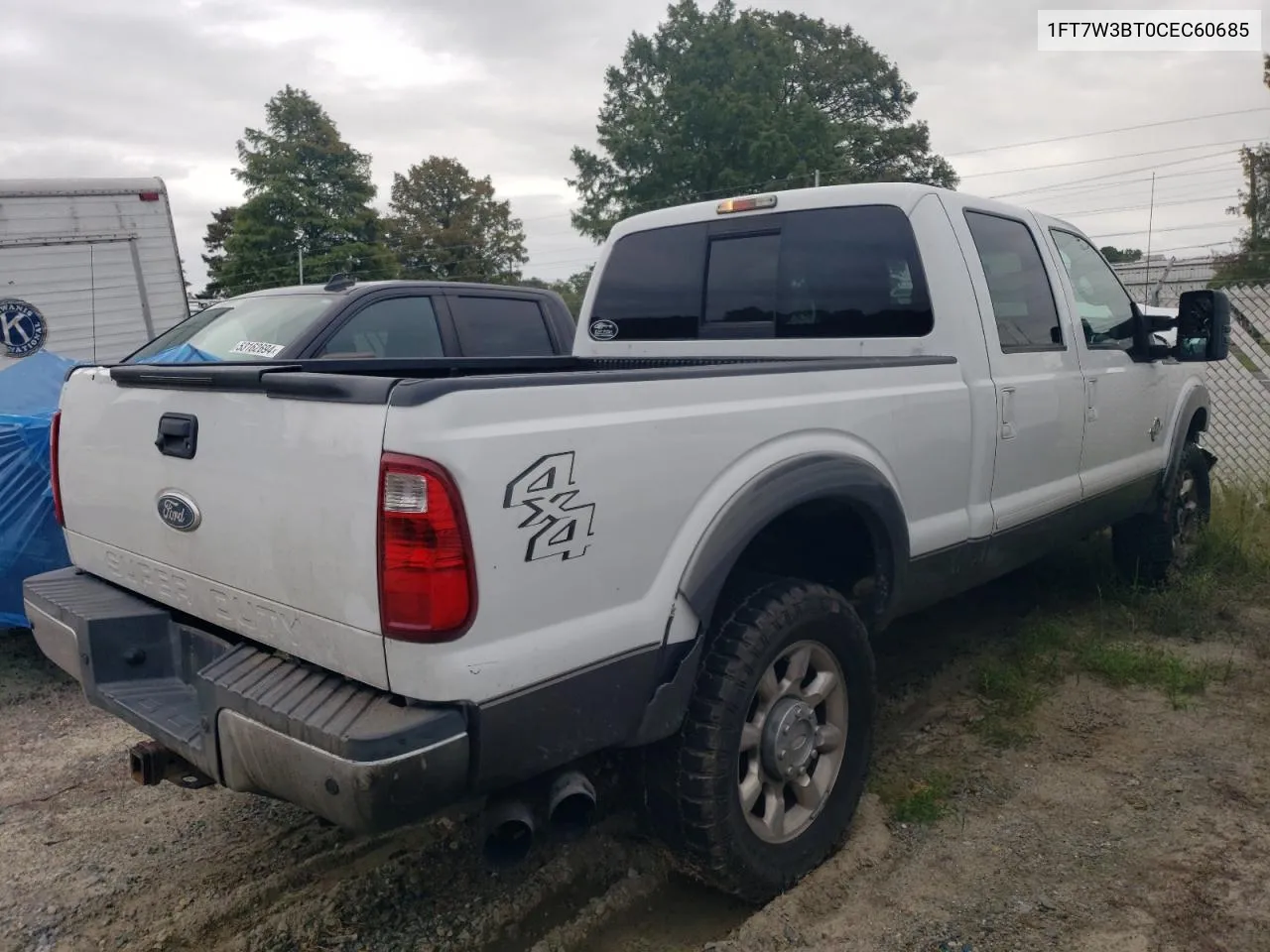 2012 Ford F350 Super Duty VIN: 1FT7W3BT0CEC60685 Lot: 69817114