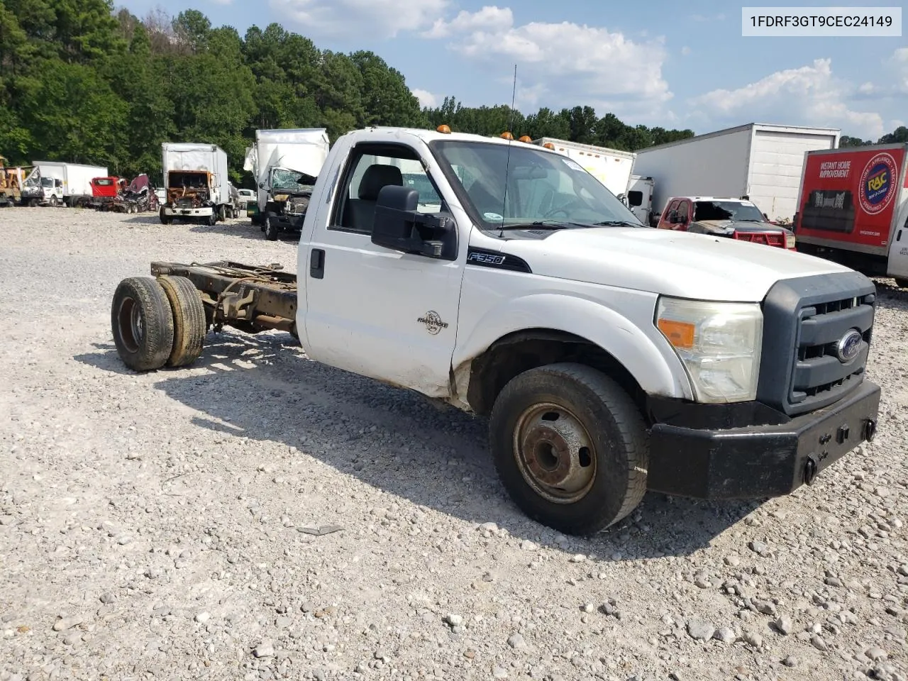 1FDRF3GT9CEC24149 2012 Ford F350 Super Duty