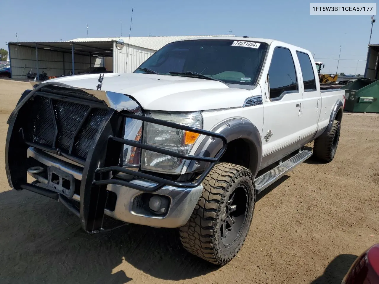 2012 Ford F350 Super Duty VIN: 1FT8W3BT1CEA57177 Lot: 70321834