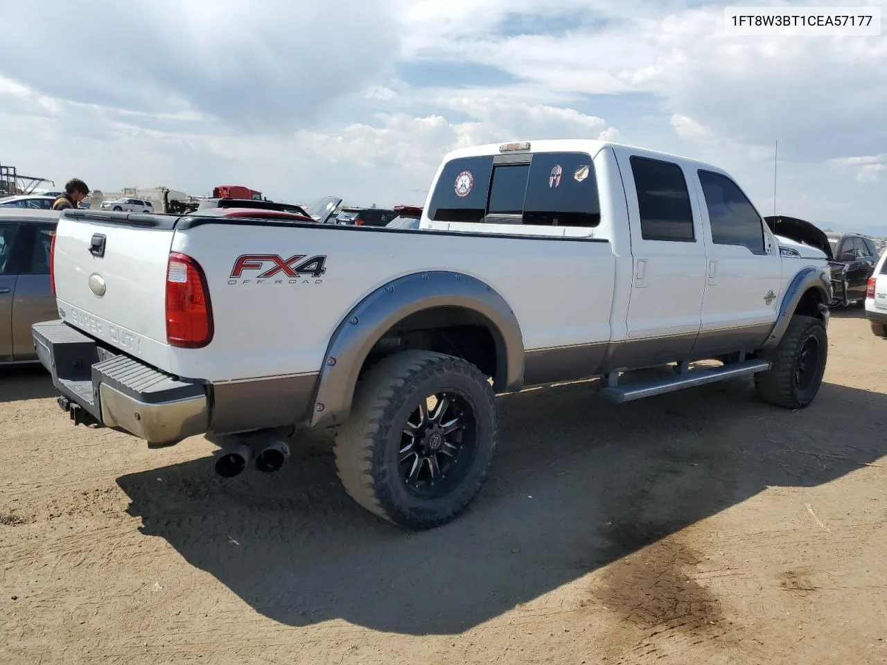 2012 Ford F350 Super Duty VIN: 1FT8W3BT1CEA57177 Lot: 70321834