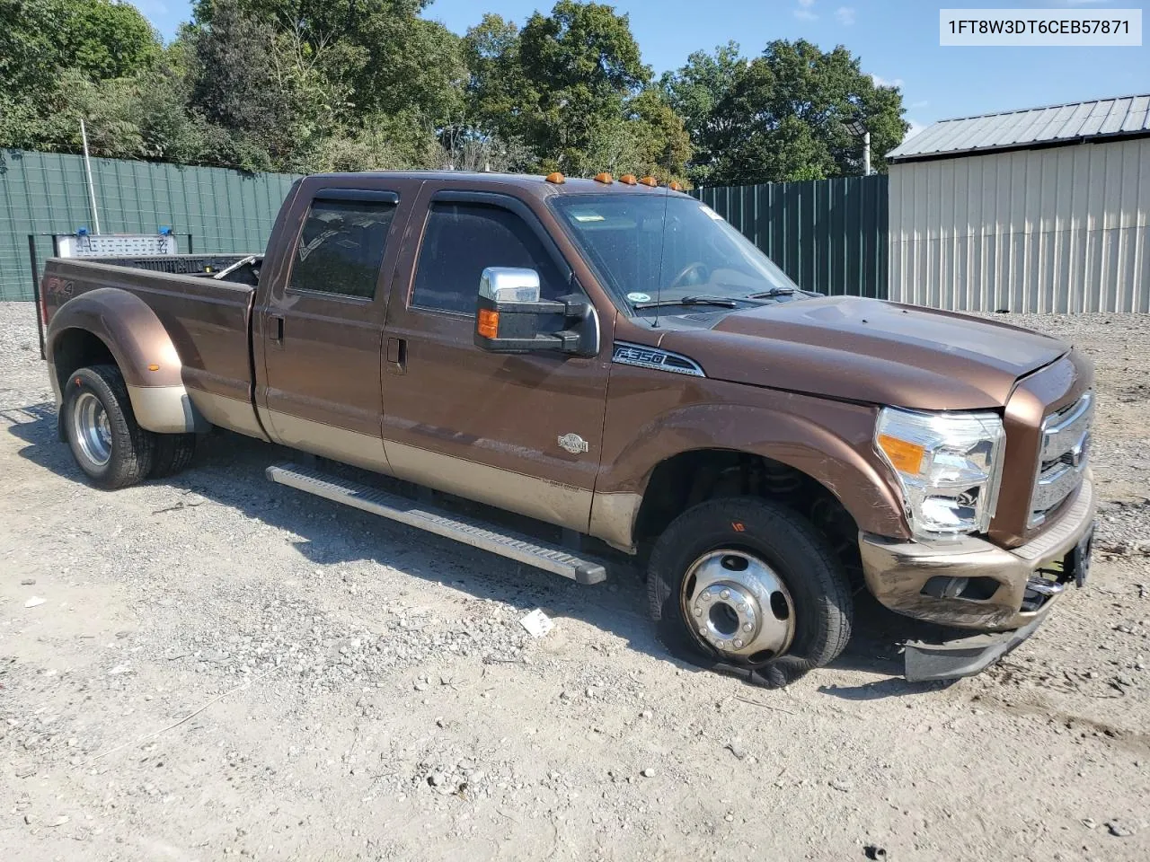 2012 Ford F350 Super Duty VIN: 1FT8W3DT6CEB57871 Lot: 71462954