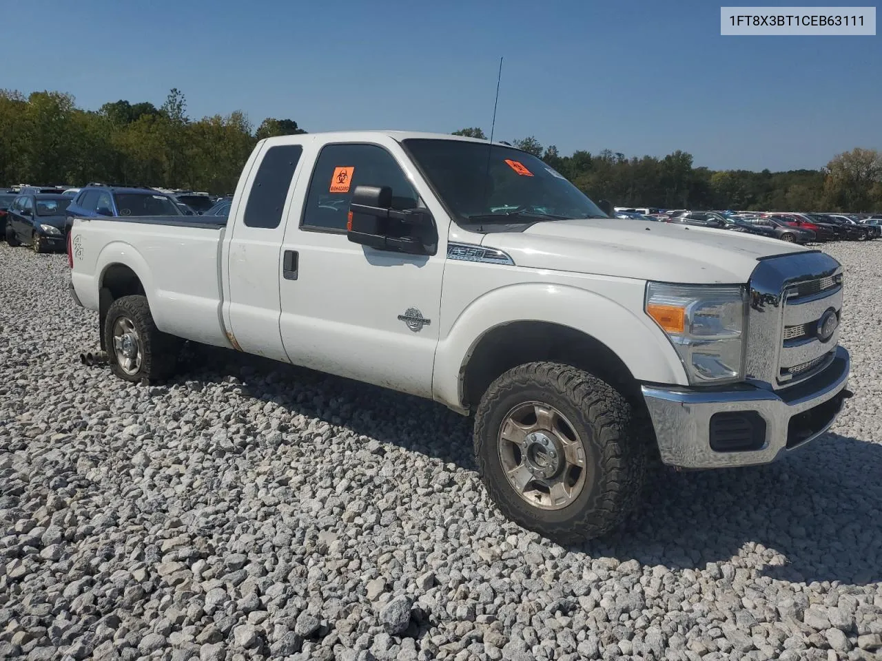 2012 Ford F350 Super Duty VIN: 1FT8X3BT1CEB63111 Lot: 71528844