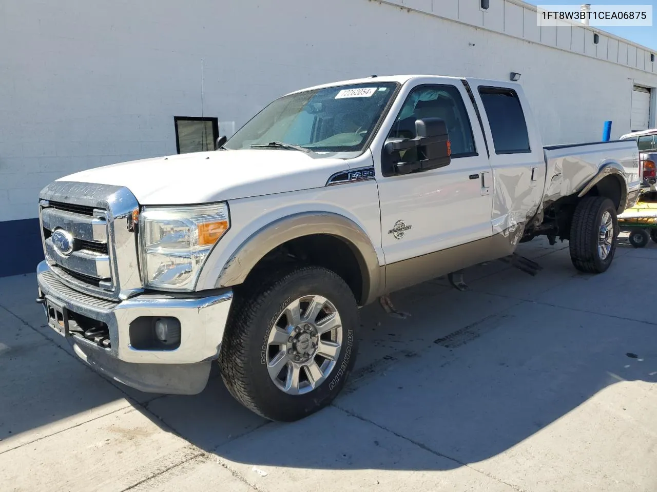 2012 Ford F350 Super Duty VIN: 1FT8W3BT1CEA06875 Lot: 72262054