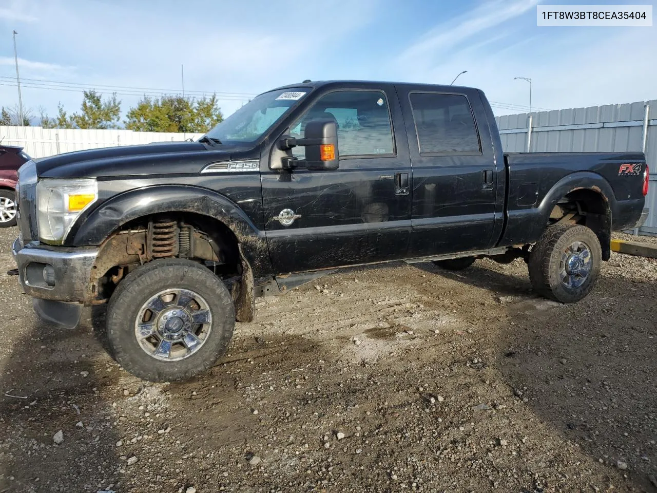 2012 Ford F350 Super Duty VIN: 1FT8W3BT8CEA35404 Lot: 72480944