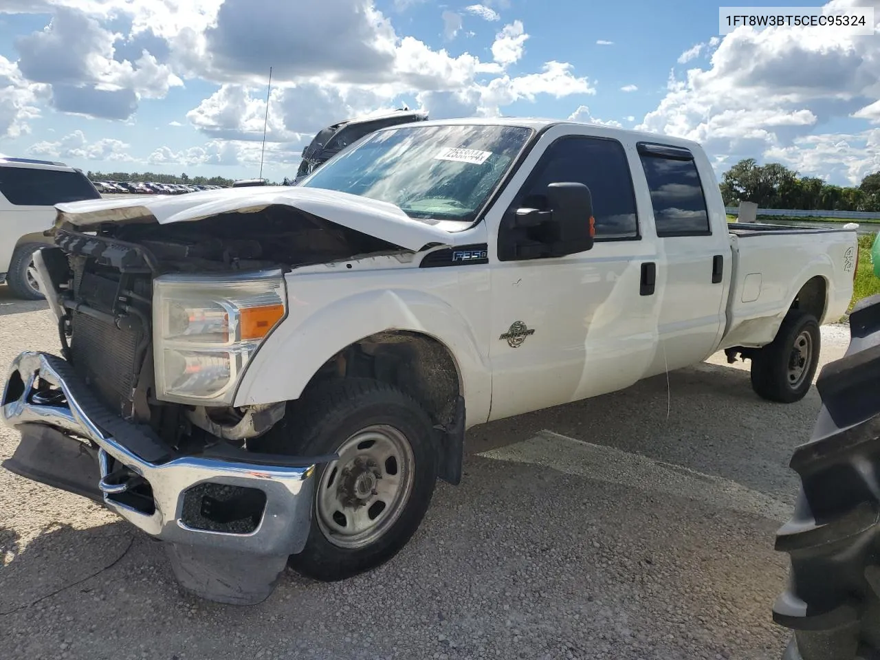 2012 Ford F350 Super Duty VIN: 1FT8W3BT5CEC95324 Lot: 72558044