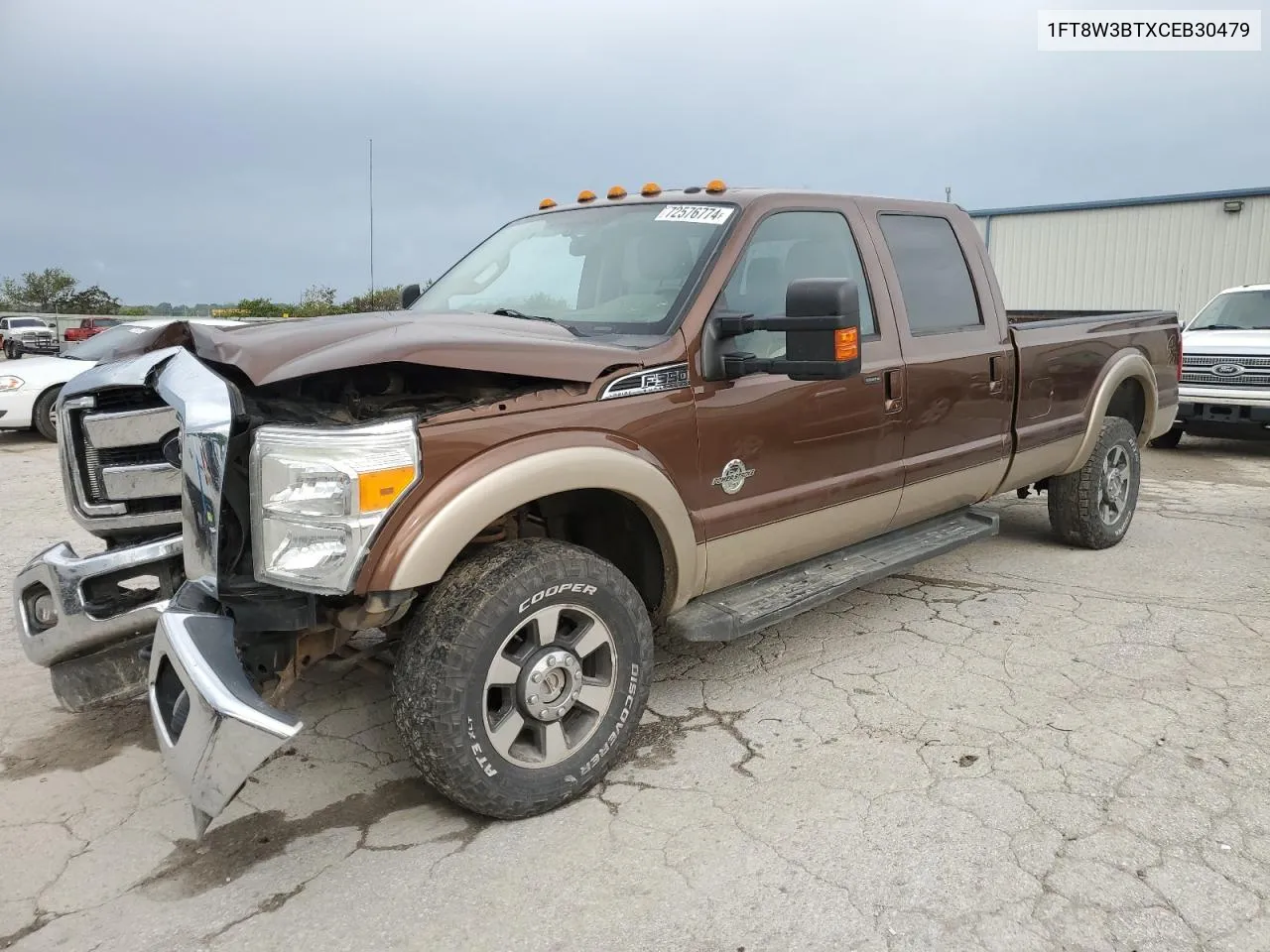 2012 Ford F350 Super Duty VIN: 1FT8W3BTXCEB30479 Lot: 72576774