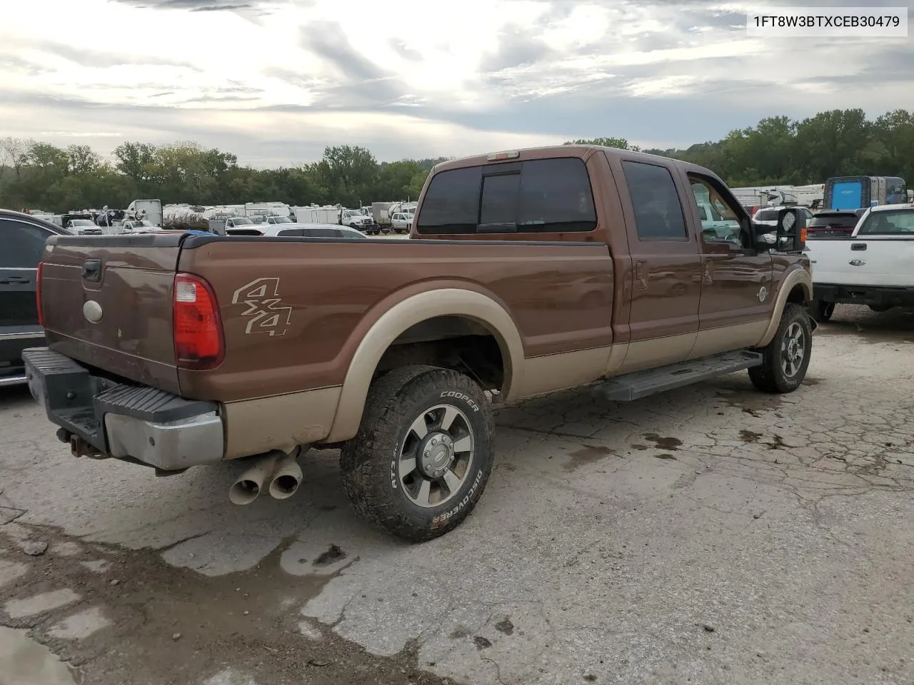 2012 Ford F350 Super Duty VIN: 1FT8W3BTXCEB30479 Lot: 72576774