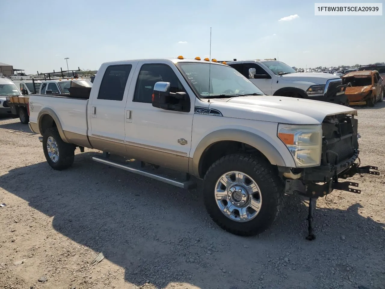 2012 Ford F350 Super Duty VIN: 1FT8W3BT5CEA20939 Lot: 72885454