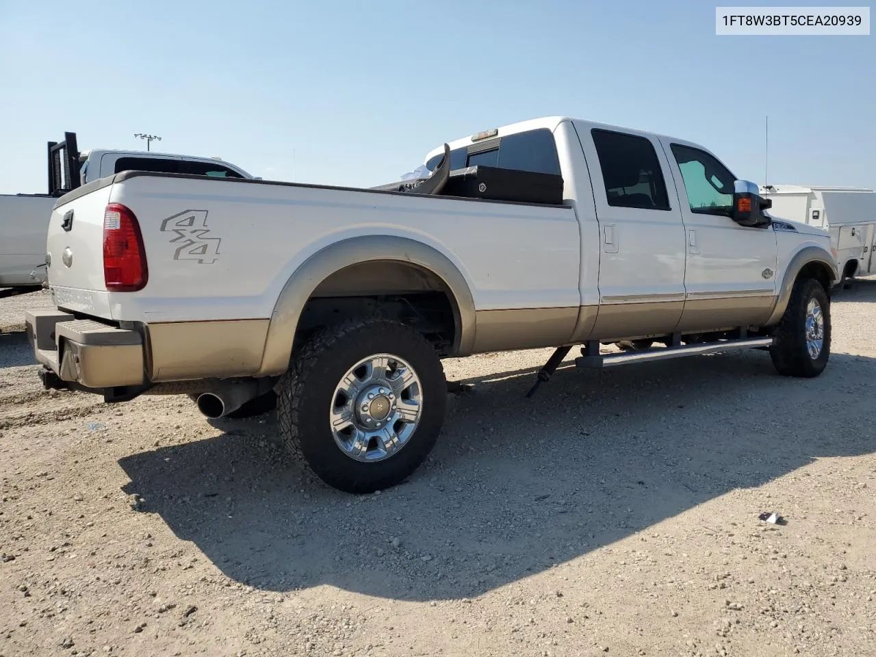 2012 Ford F350 Super Duty VIN: 1FT8W3BT5CEA20939 Lot: 72885454