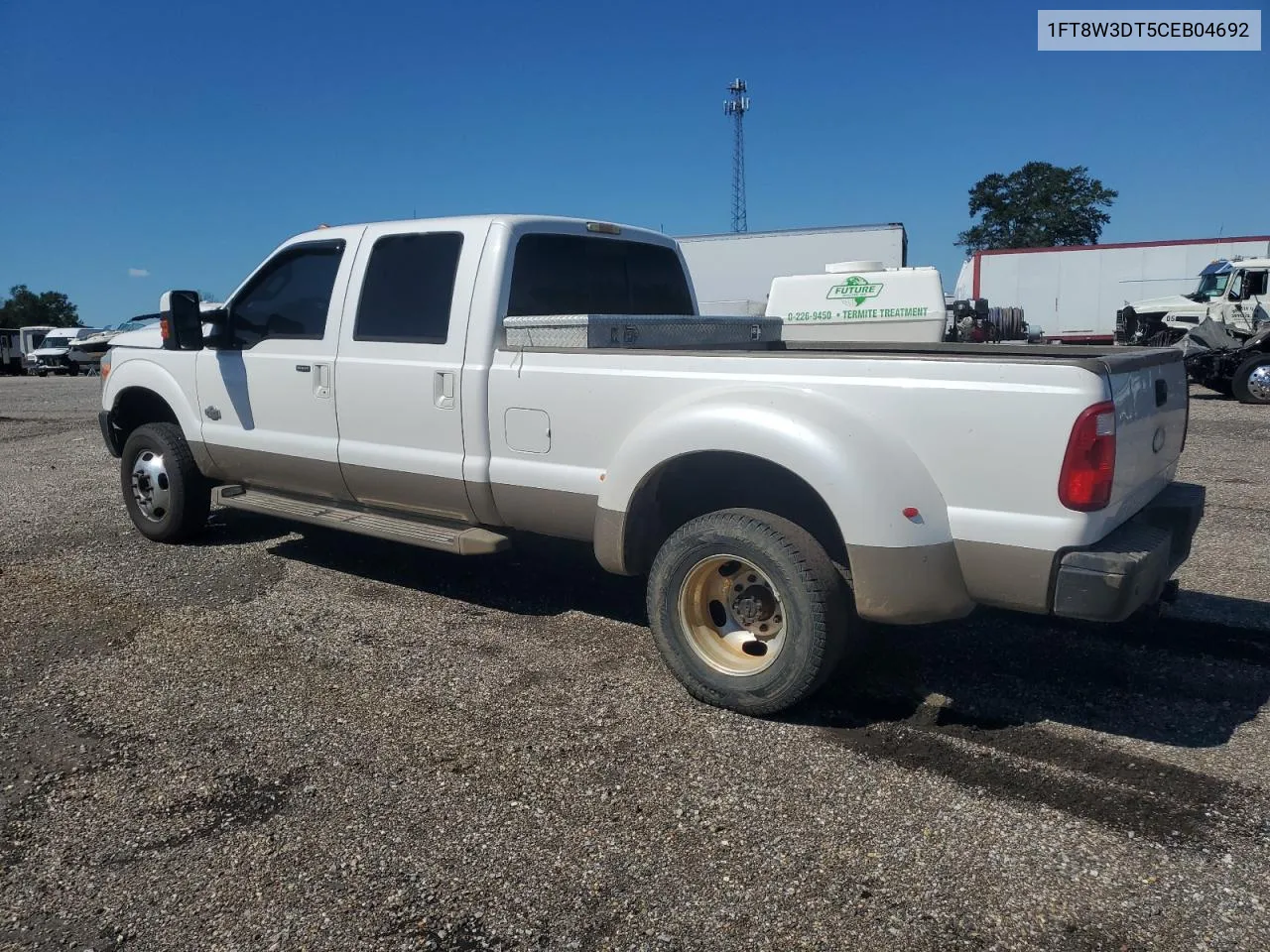 2012 Ford F350 Super Duty VIN: 1FT8W3DT5CEB04692 Lot: 73361084