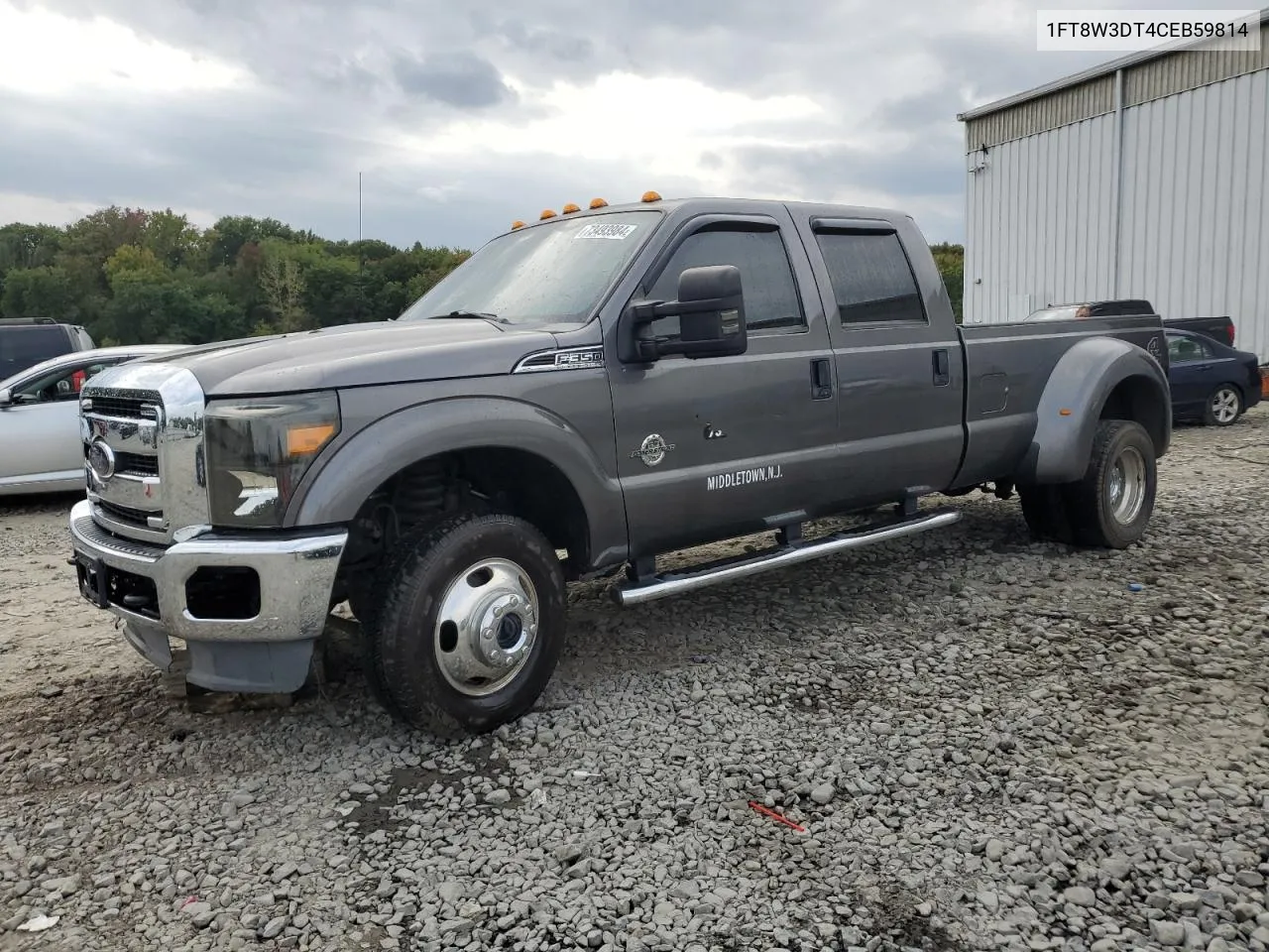 2012 Ford F350 Super Duty VIN: 1FT8W3DT4CEB59814 Lot: 73493984