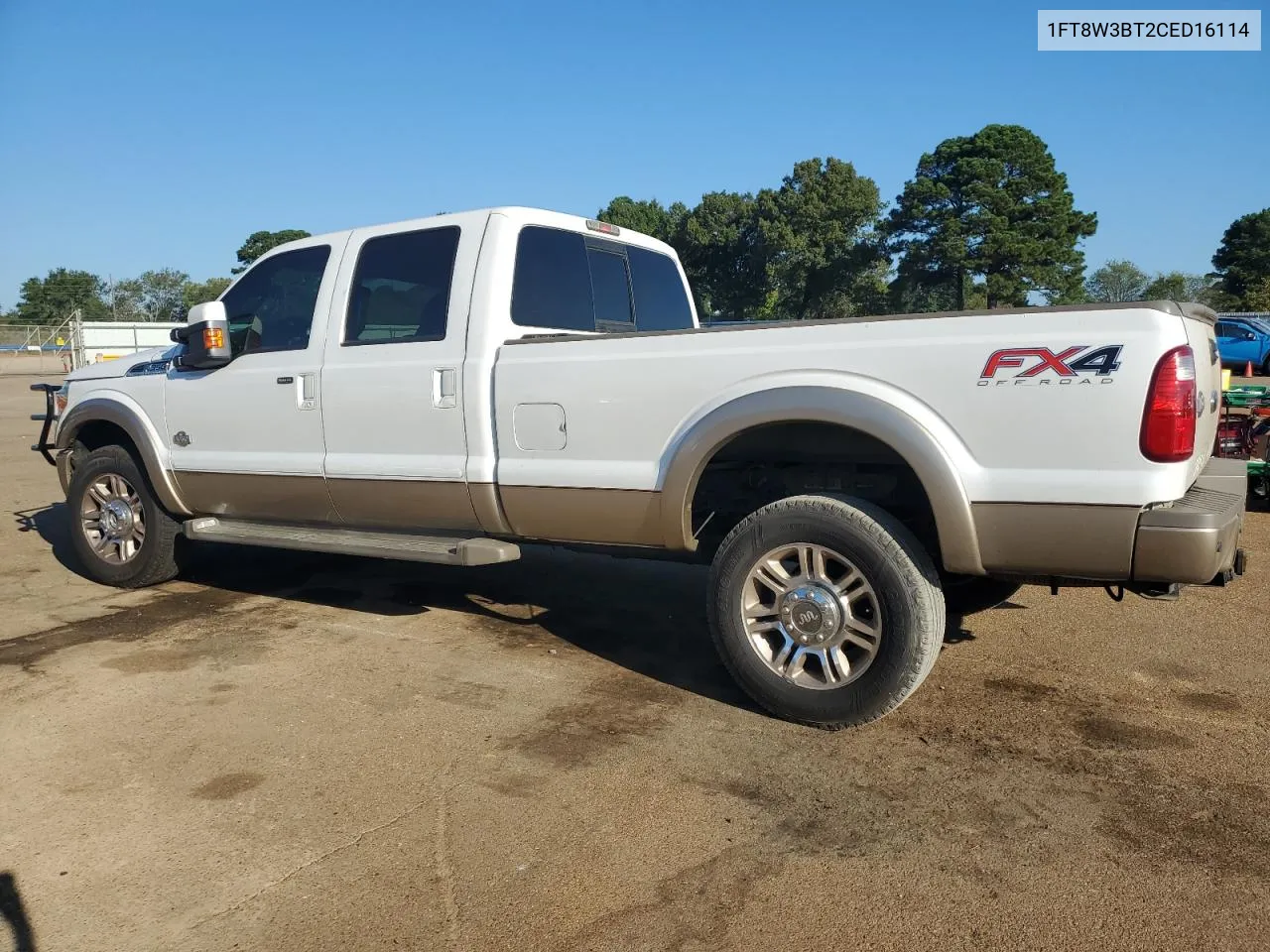 2012 Ford F350 Super Duty VIN: 1FT8W3BT2CED16114 Lot: 74324574