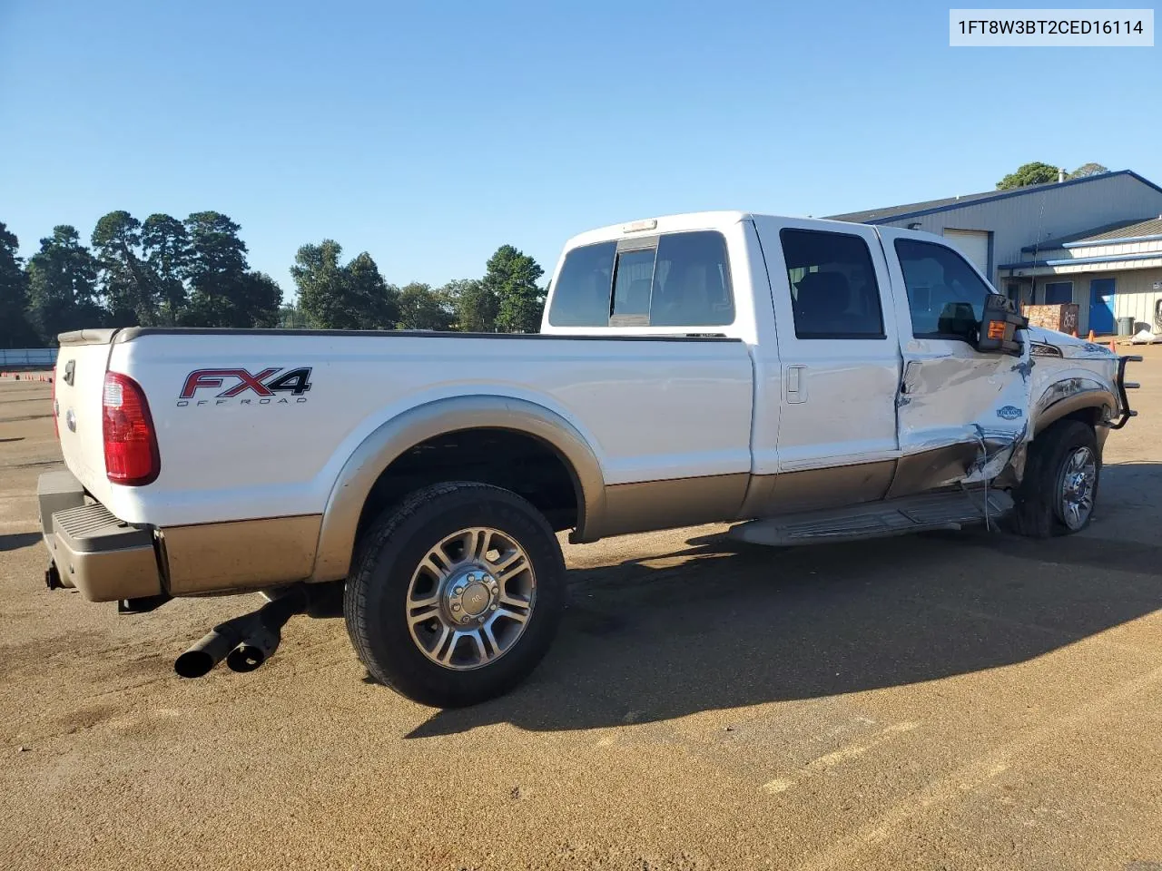 2012 Ford F350 Super Duty VIN: 1FT8W3BT2CED16114 Lot: 74324574