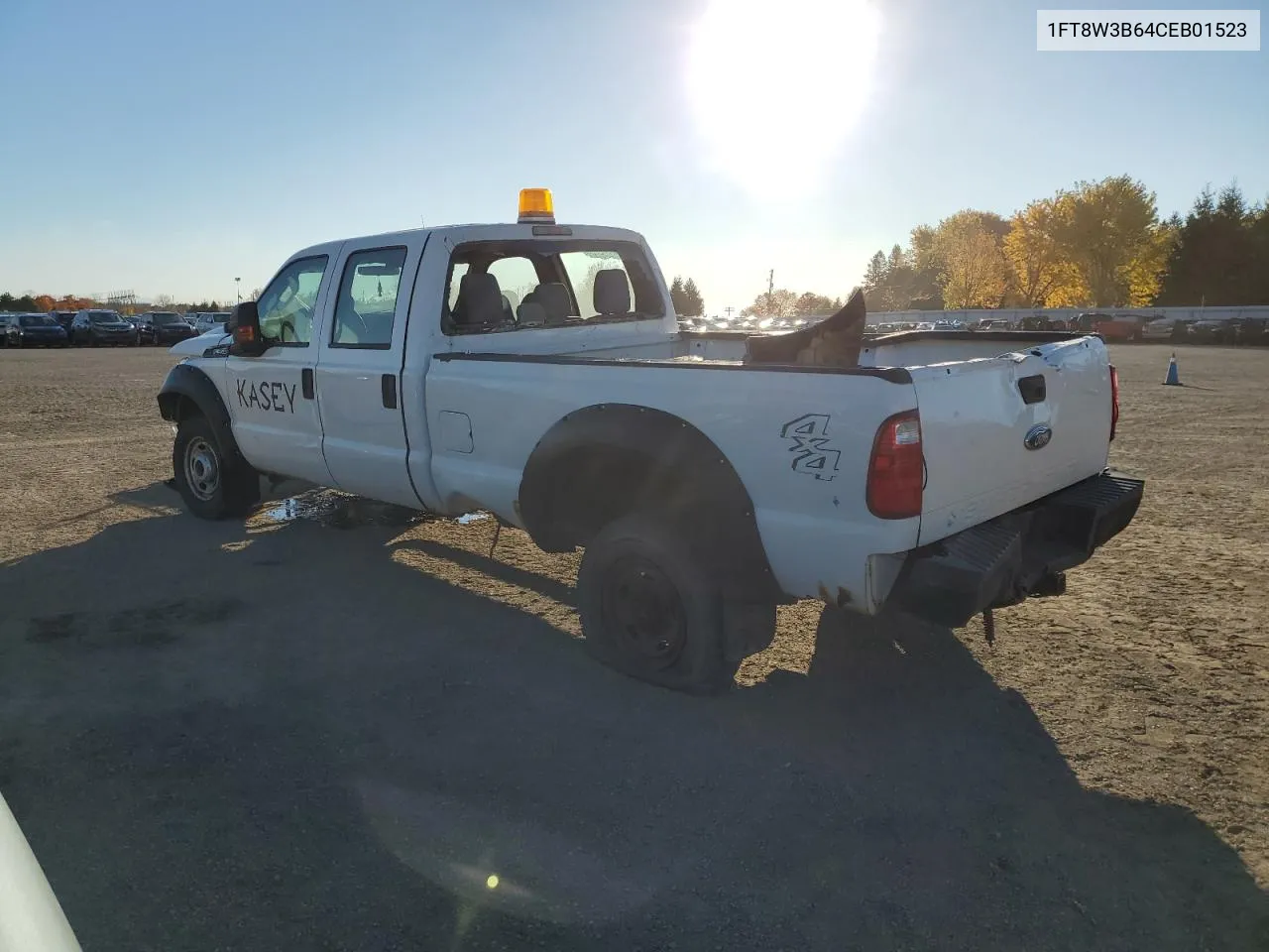 2012 Ford F350 Super Duty VIN: 1FT8W3B64CEB01523 Lot: 74454824