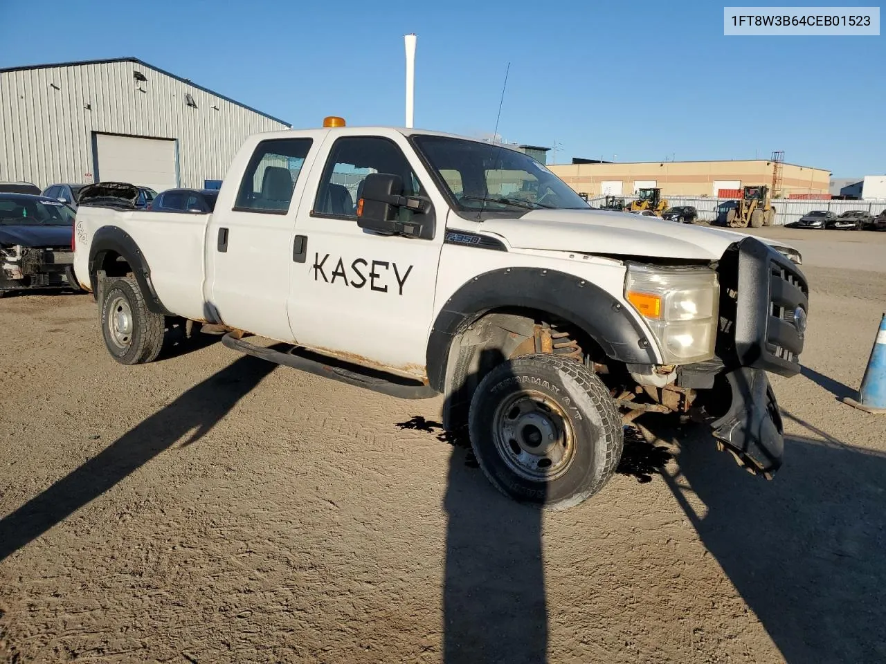 2012 Ford F350 Super Duty VIN: 1FT8W3B64CEB01523 Lot: 74454824