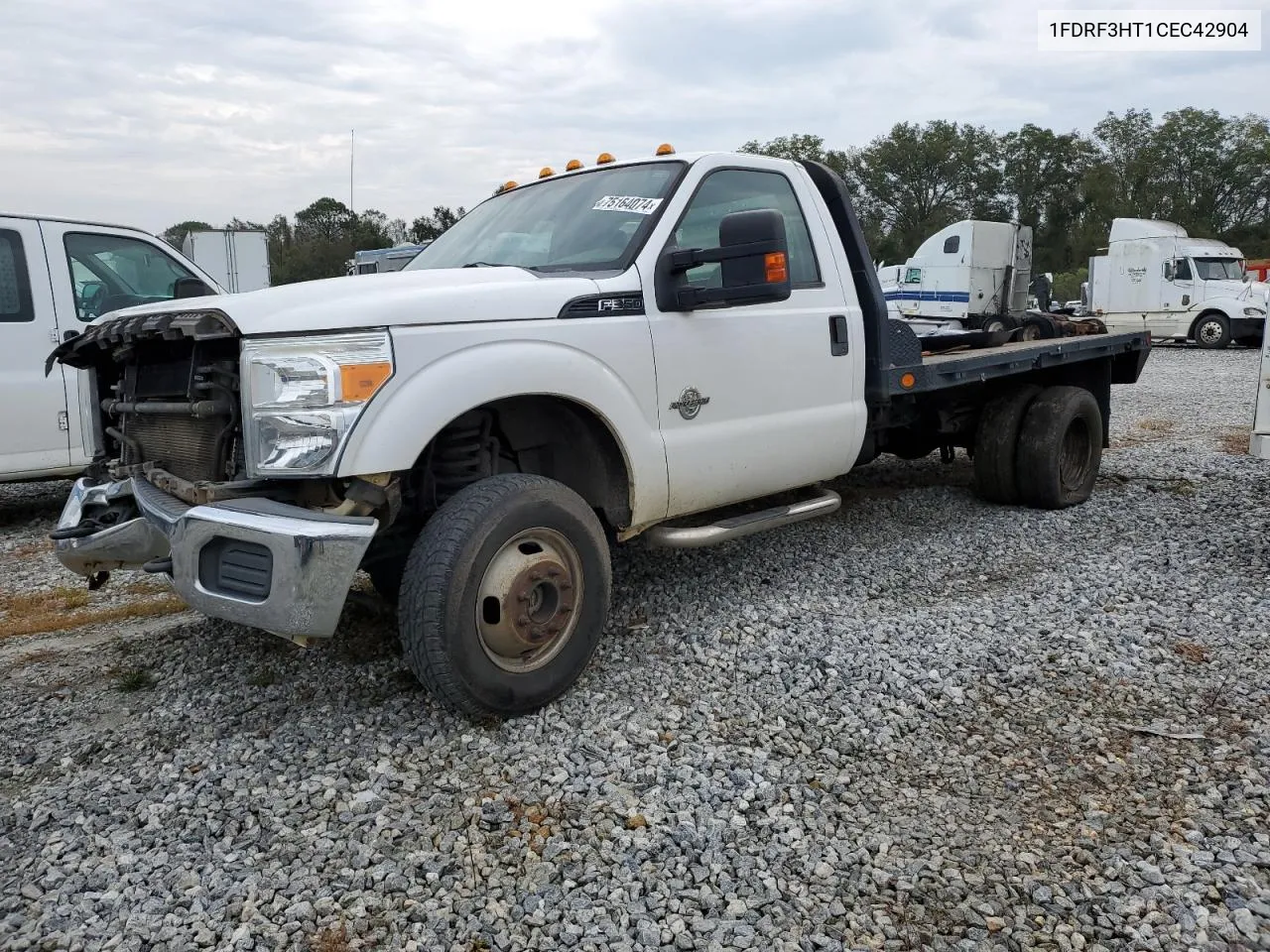 2012 Ford F350 Super Duty VIN: 1FDRF3HT1CEC42904 Lot: 75164074