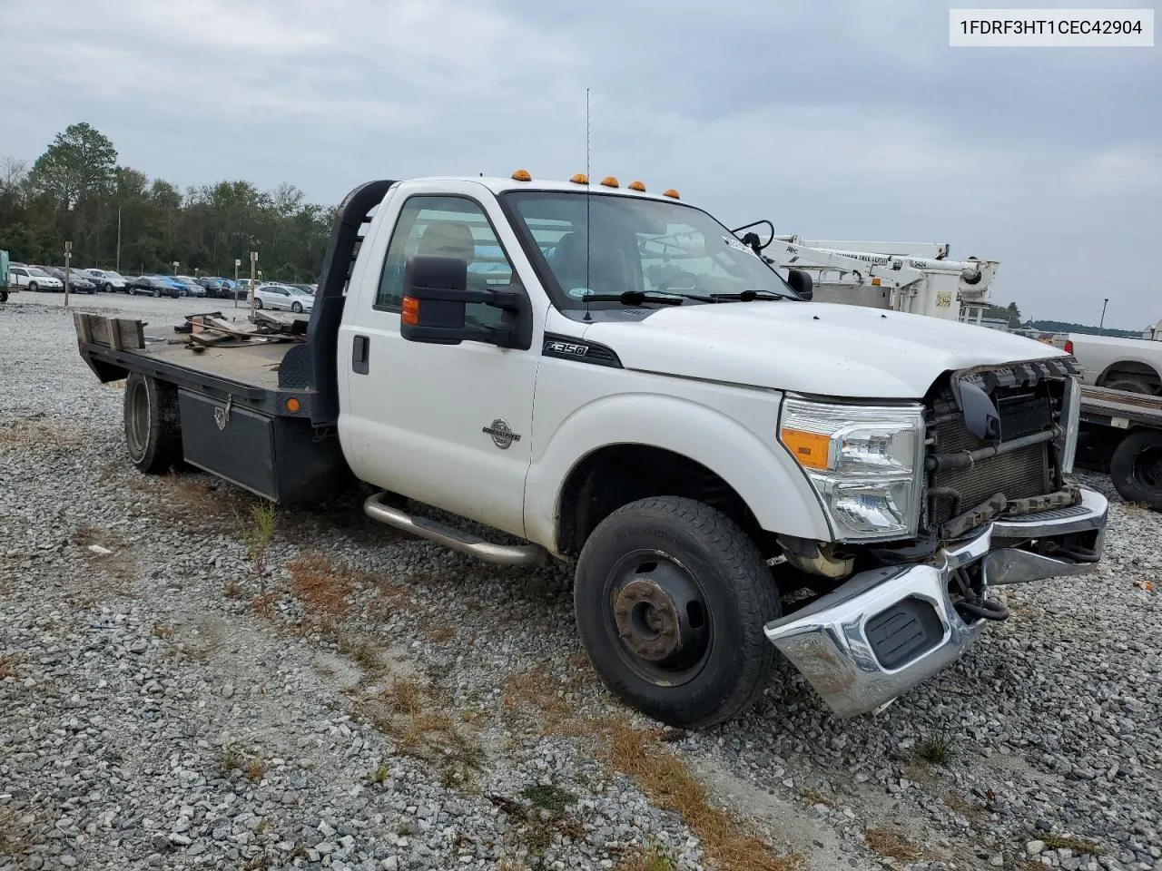 2012 Ford F350 Super Duty VIN: 1FDRF3HT1CEC42904 Lot: 75164074