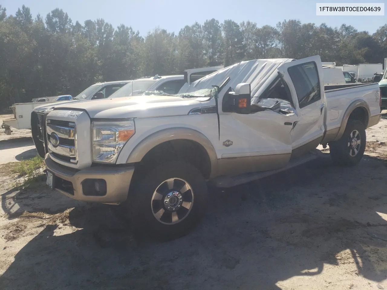 2012 Ford F350 Super Duty VIN: 1FT8W3BT0CED04639 Lot: 75882324