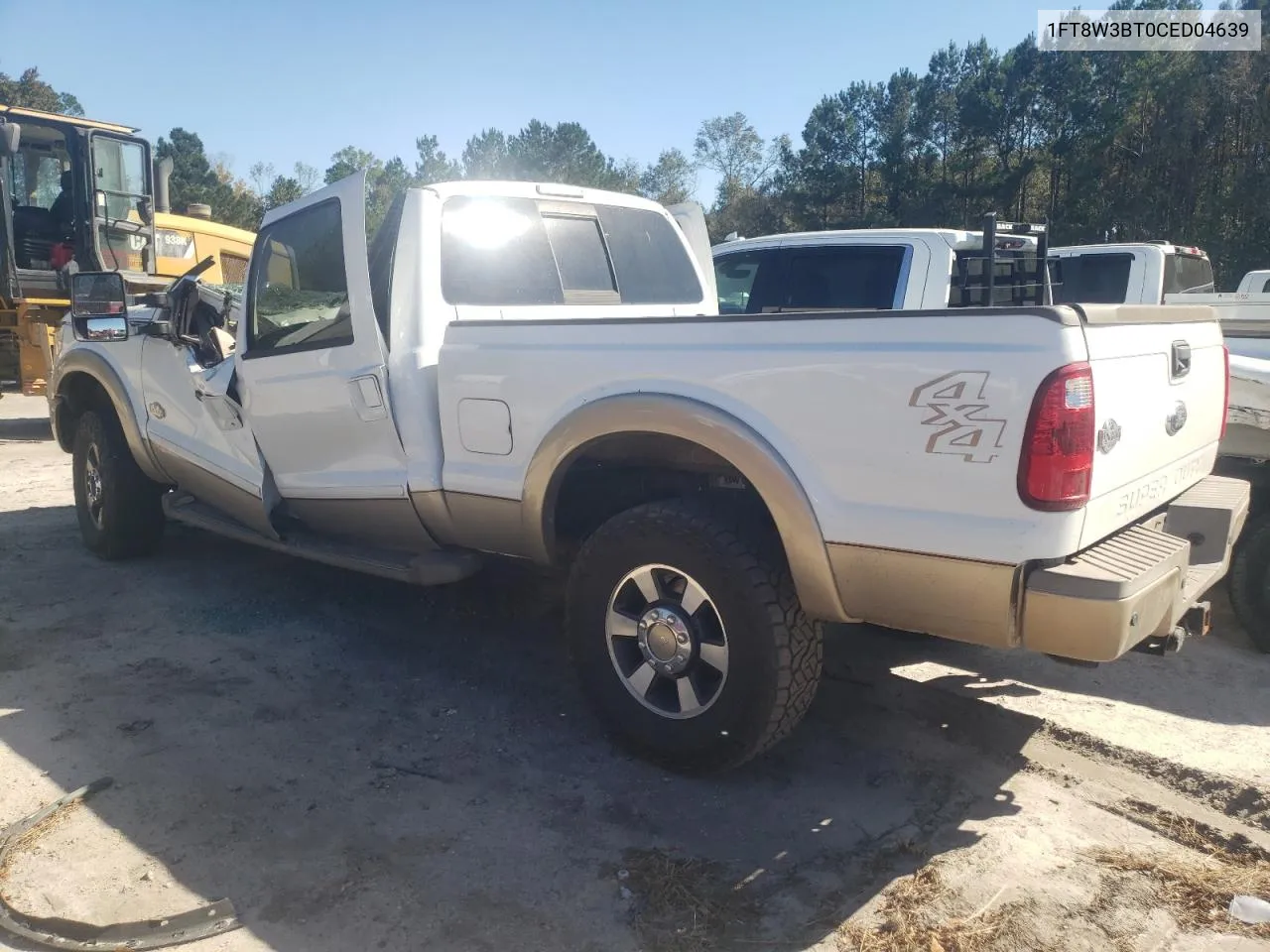 2012 Ford F350 Super Duty VIN: 1FT8W3BT0CED04639 Lot: 75882324