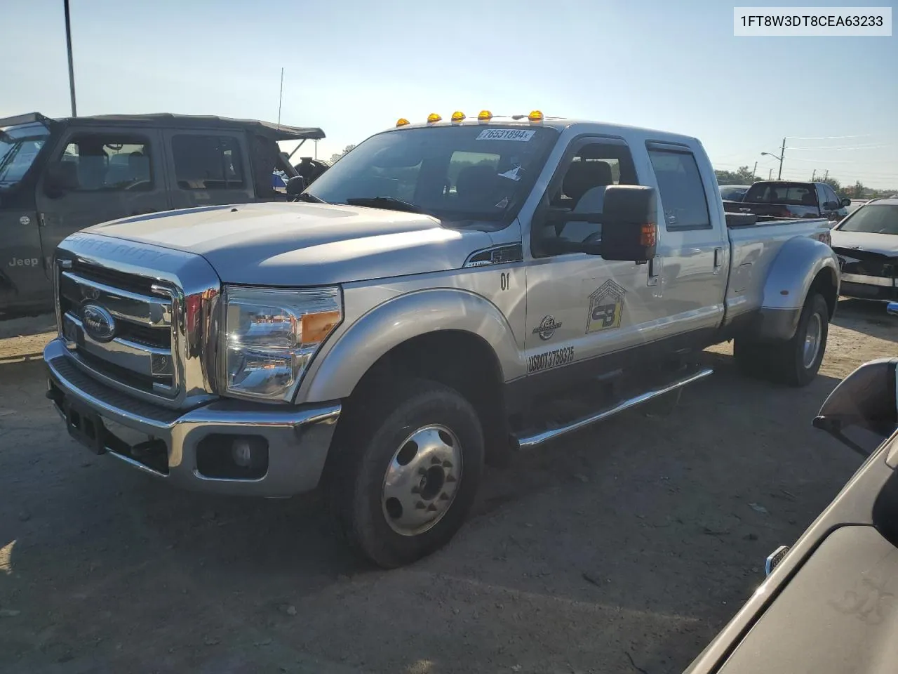 2012 Ford F350 Super Duty VIN: 1FT8W3DT8CEA63233 Lot: 76531894