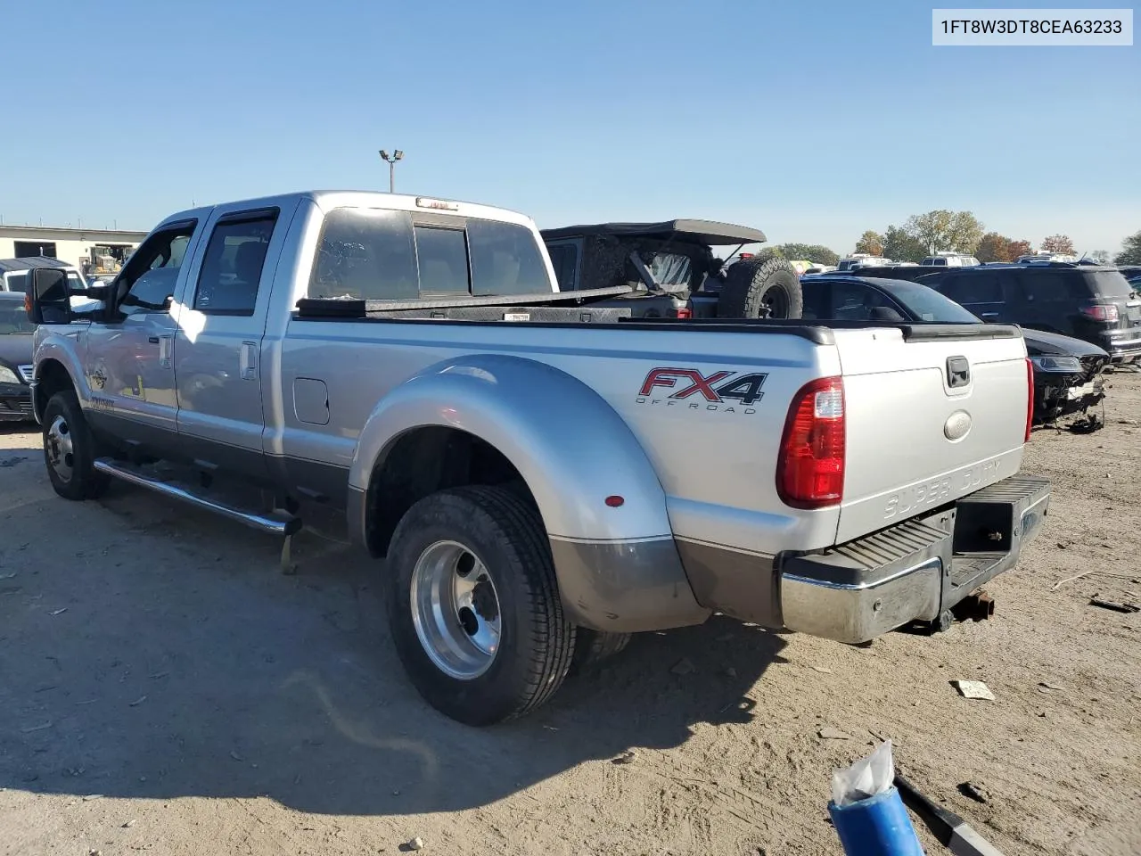 2012 Ford F350 Super Duty VIN: 1FT8W3DT8CEA63233 Lot: 76531894