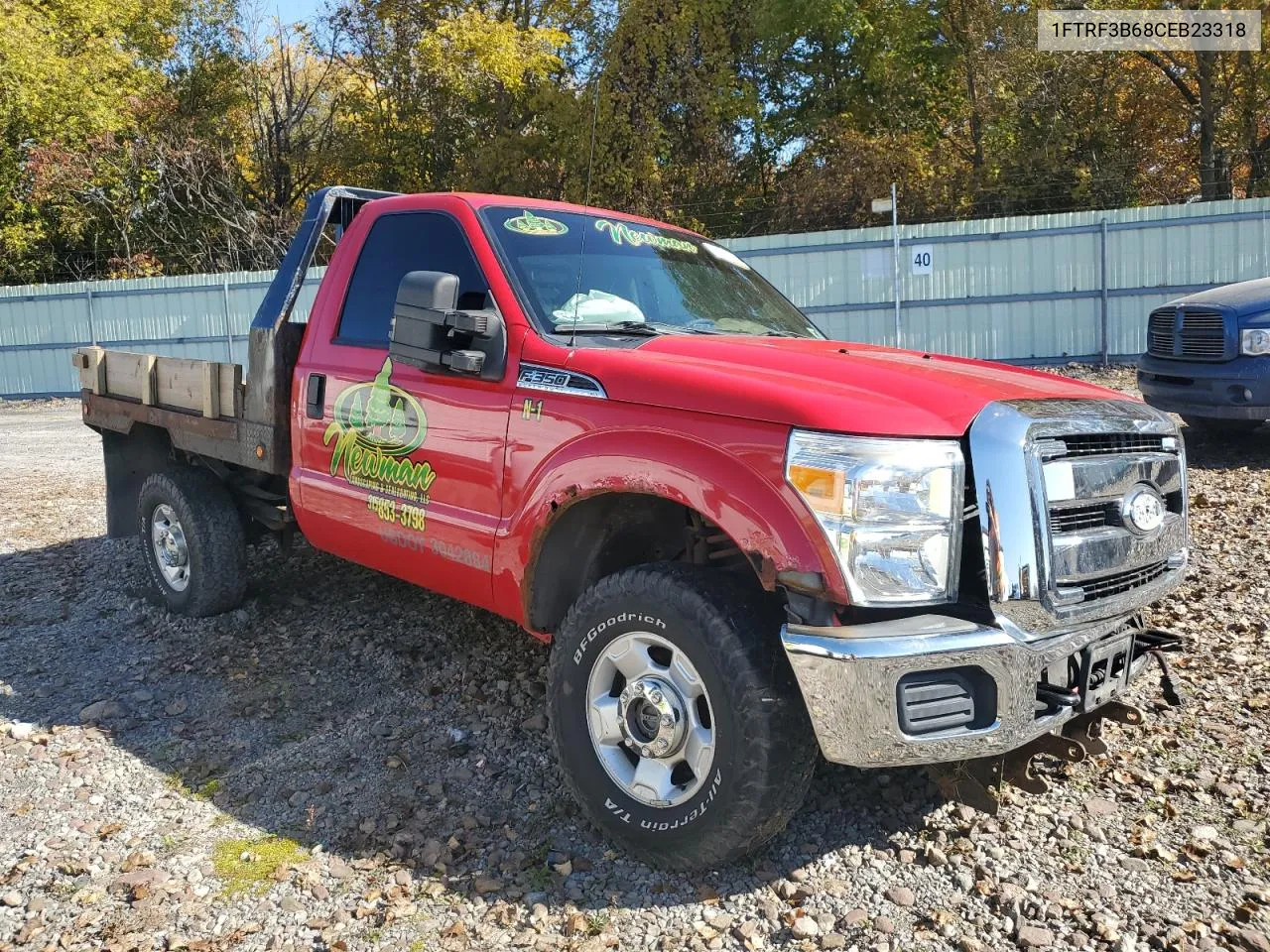 2012 Ford F350 Super Duty VIN: 1FTRF3B68CEB23318 Lot: 76692554