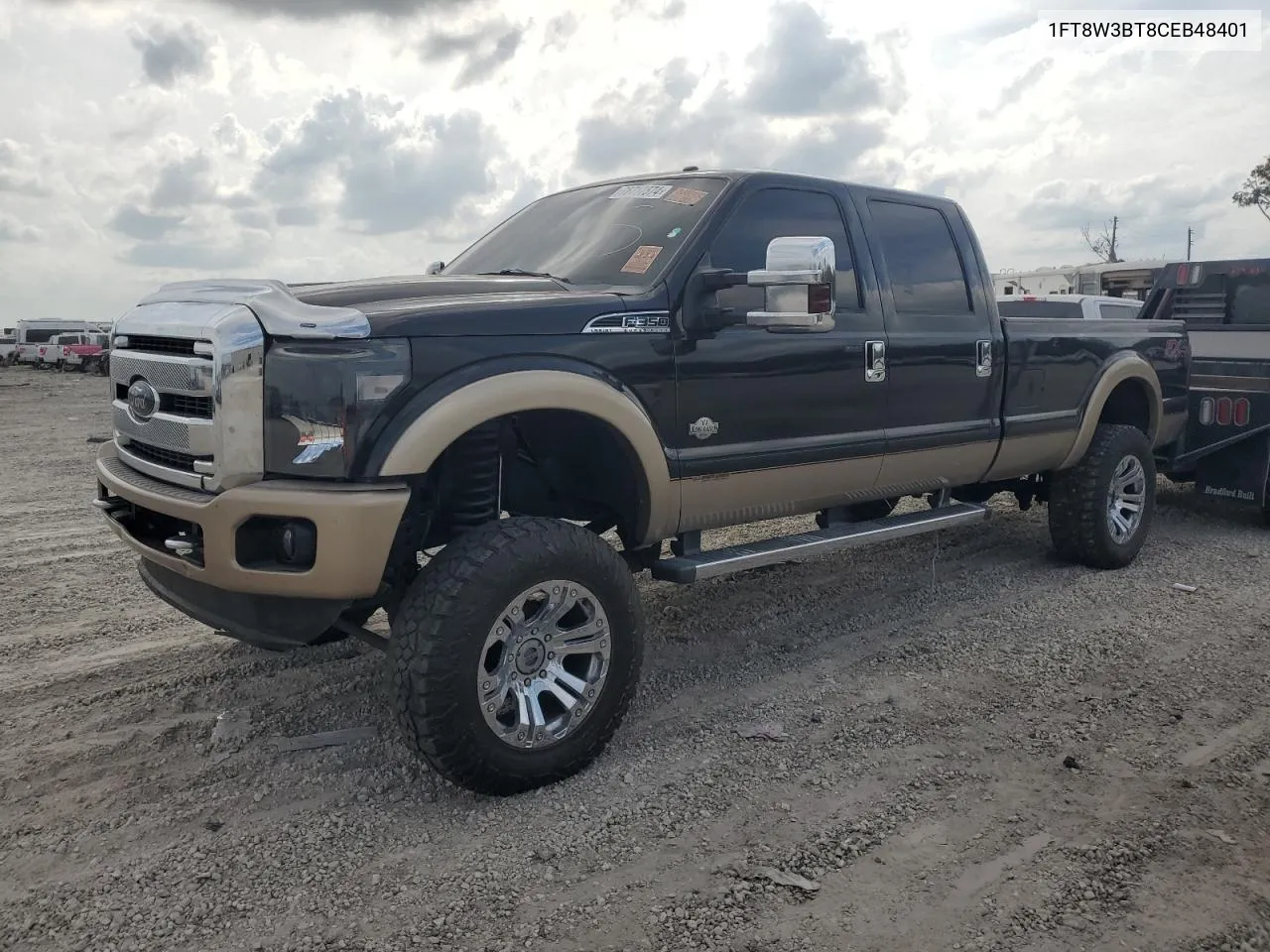 2012 Ford F350 Super Duty VIN: 1FT8W3BT8CEB48401 Lot: 76717574