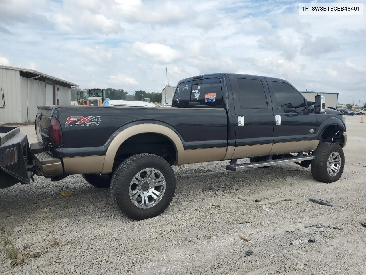 2012 Ford F350 Super Duty VIN: 1FT8W3BT8CEB48401 Lot: 76717574