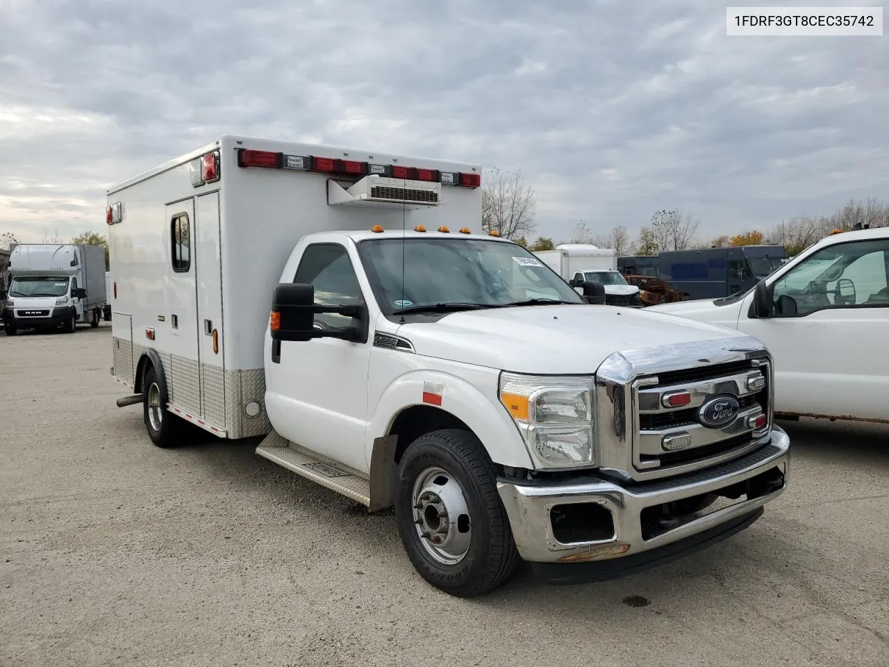 2012 Ford F350 Super Duty VIN: 1FDRF3GT8CEC35742 Lot: 76814584