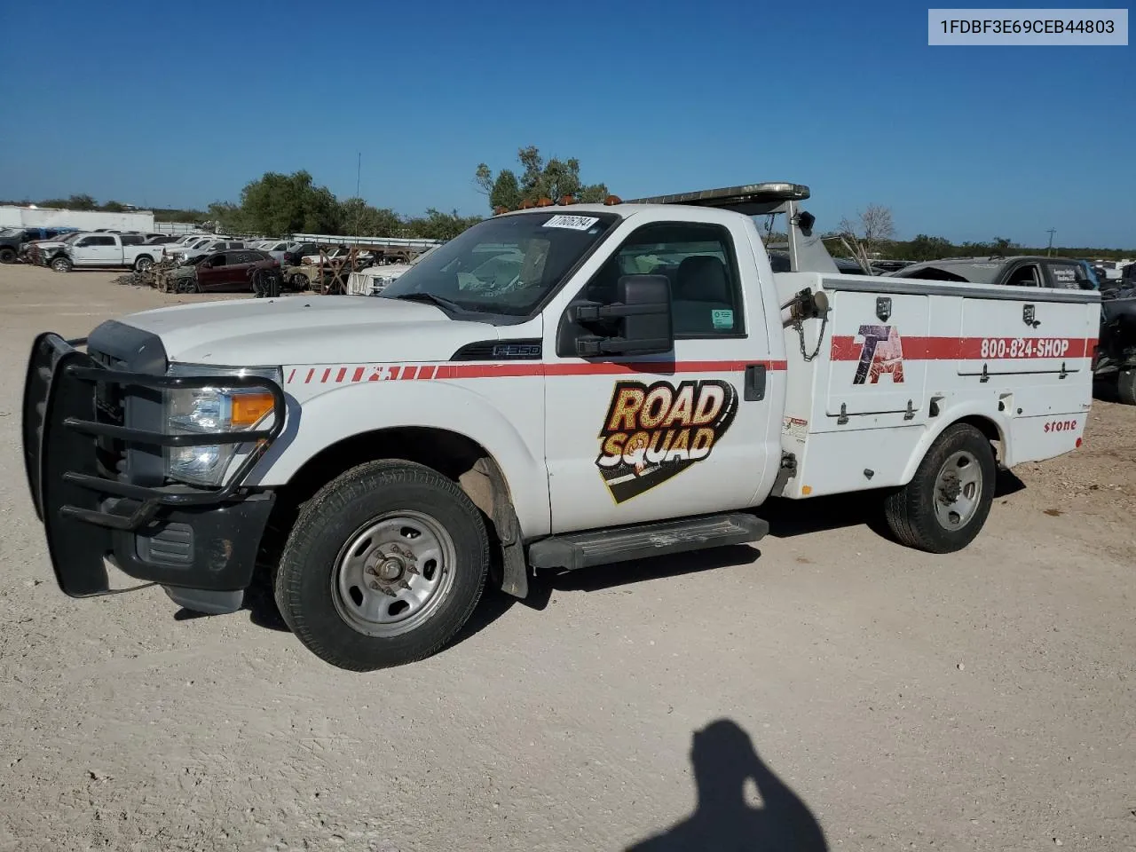 2012 Ford F350 Super Duty VIN: 1FDBF3E69CEB44803 Lot: 77606284