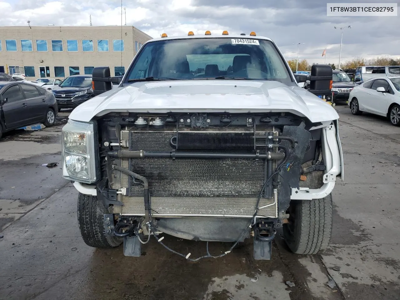 2012 Ford F350 Super Duty VIN: 1FT8W3BT1CEC82795 Lot: 78431524