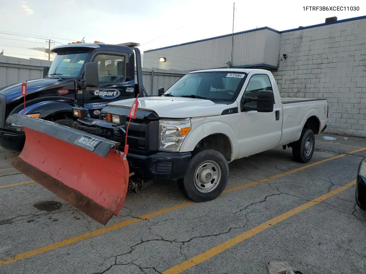 2012 Ford F350 Super Duty VIN: 1FTRF3B6XCEC11030 Lot: 79725064