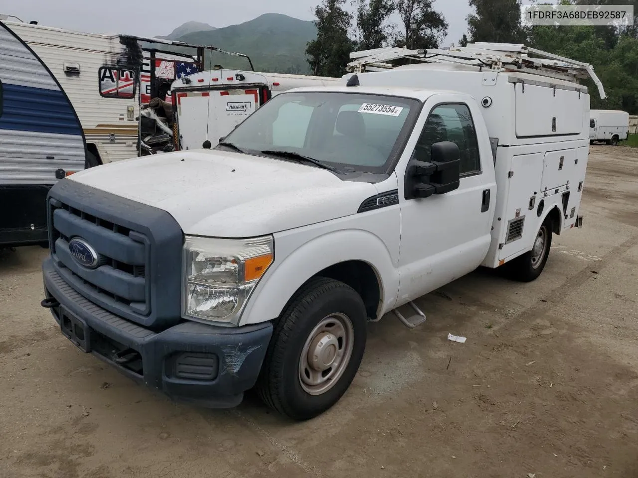 2013 Ford F350 Super Duty VIN: 1FDRF3A68DEB92587 Lot: 55273554