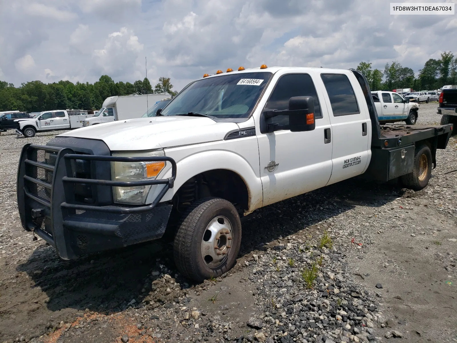 2013 Ford F350 Super Duty VIN: 1FD8W3HT1DEA67034 Lot: 64168594