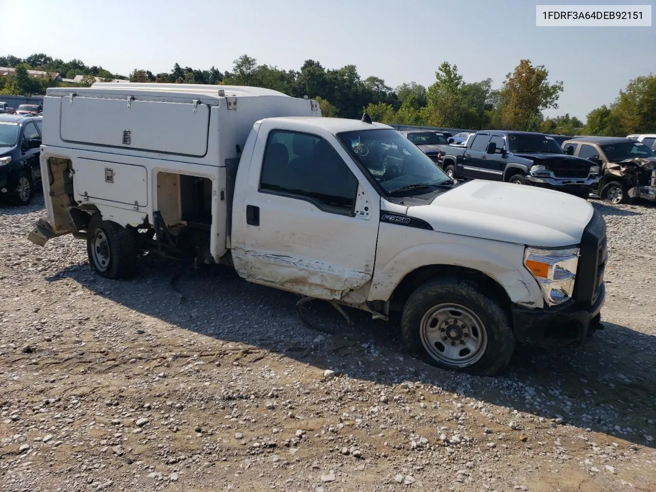 2013 Ford F350 Super Duty VIN: 1FDRF3A64DEB92151 Lot: 68799834