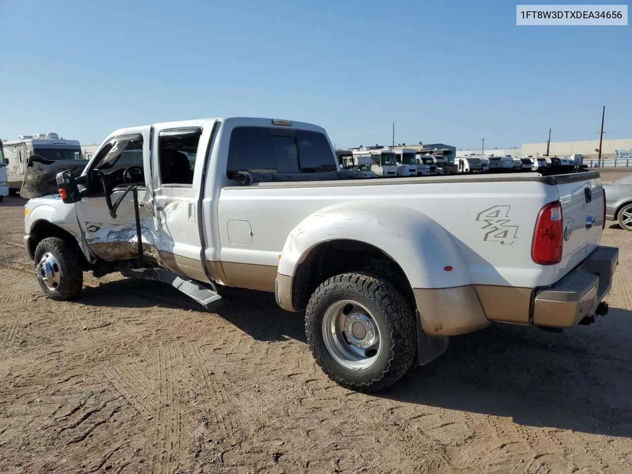 2013 Ford F350 Super Duty VIN: 1FT8W3DTXDEA34656 Lot: 73357354