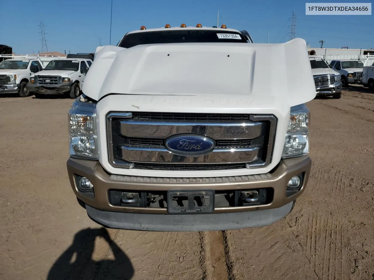 2013 Ford F350 Super Duty VIN: 1FT8W3DTXDEA34656 Lot: 73357354