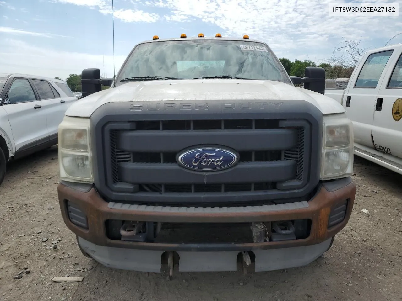 2014 Ford F350 Super Duty VIN: 1FT8W3D62EEA27132 Lot: 58212194