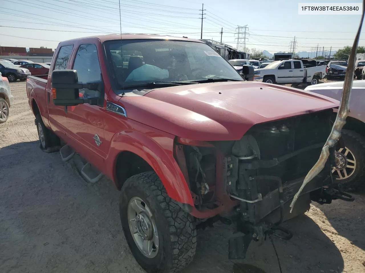 2014 Ford F350 Super Duty VIN: 1FT8W3BT4EEA53840 Lot: 58415604