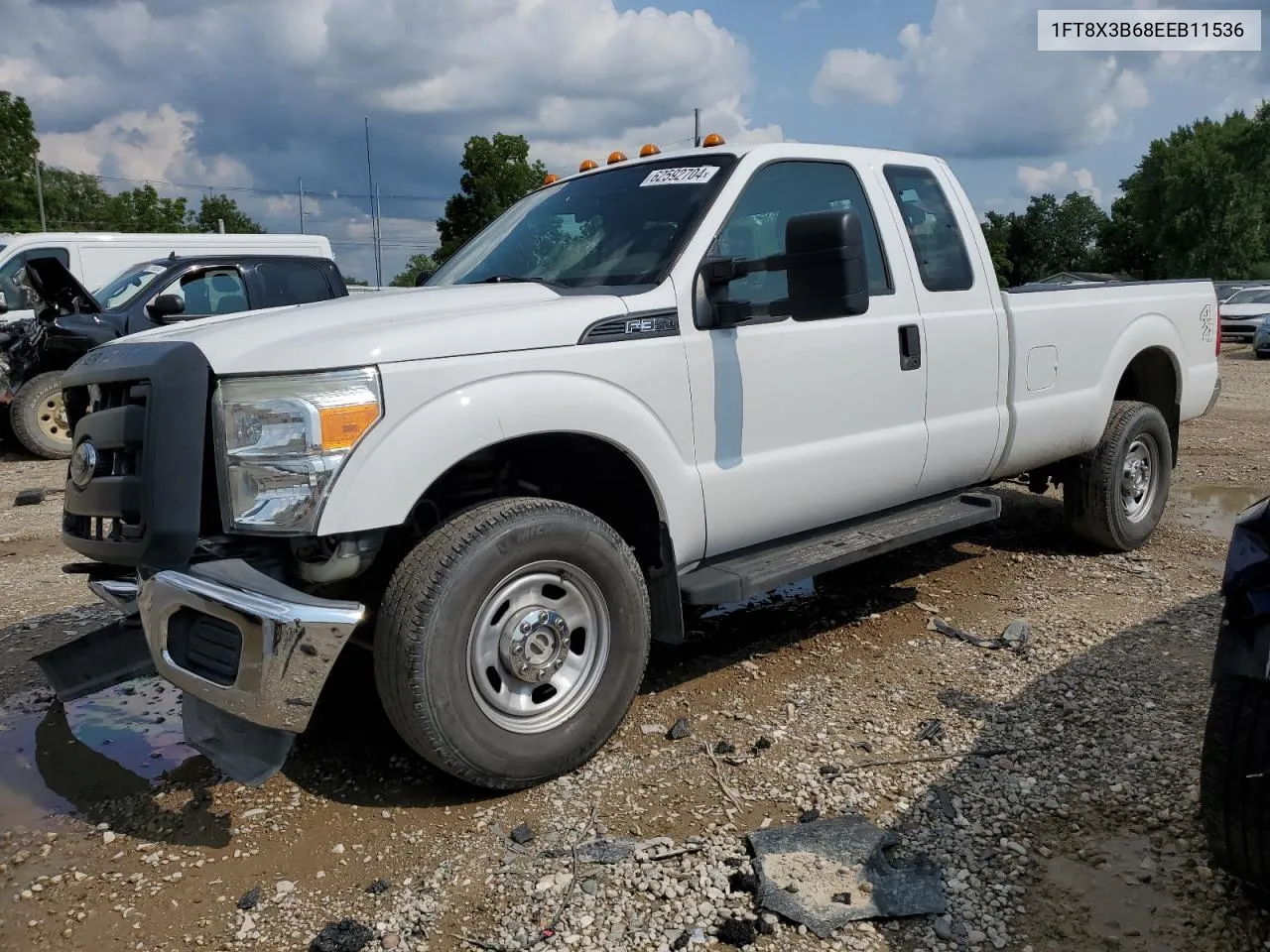 2014 Ford F350 Super Duty VIN: 1FT8X3B68EEB11536 Lot: 62592704