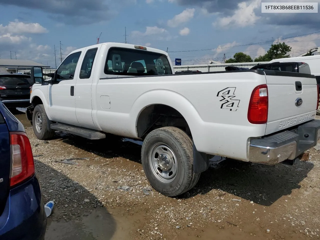 2014 Ford F350 Super Duty VIN: 1FT8X3B68EEB11536 Lot: 62592704