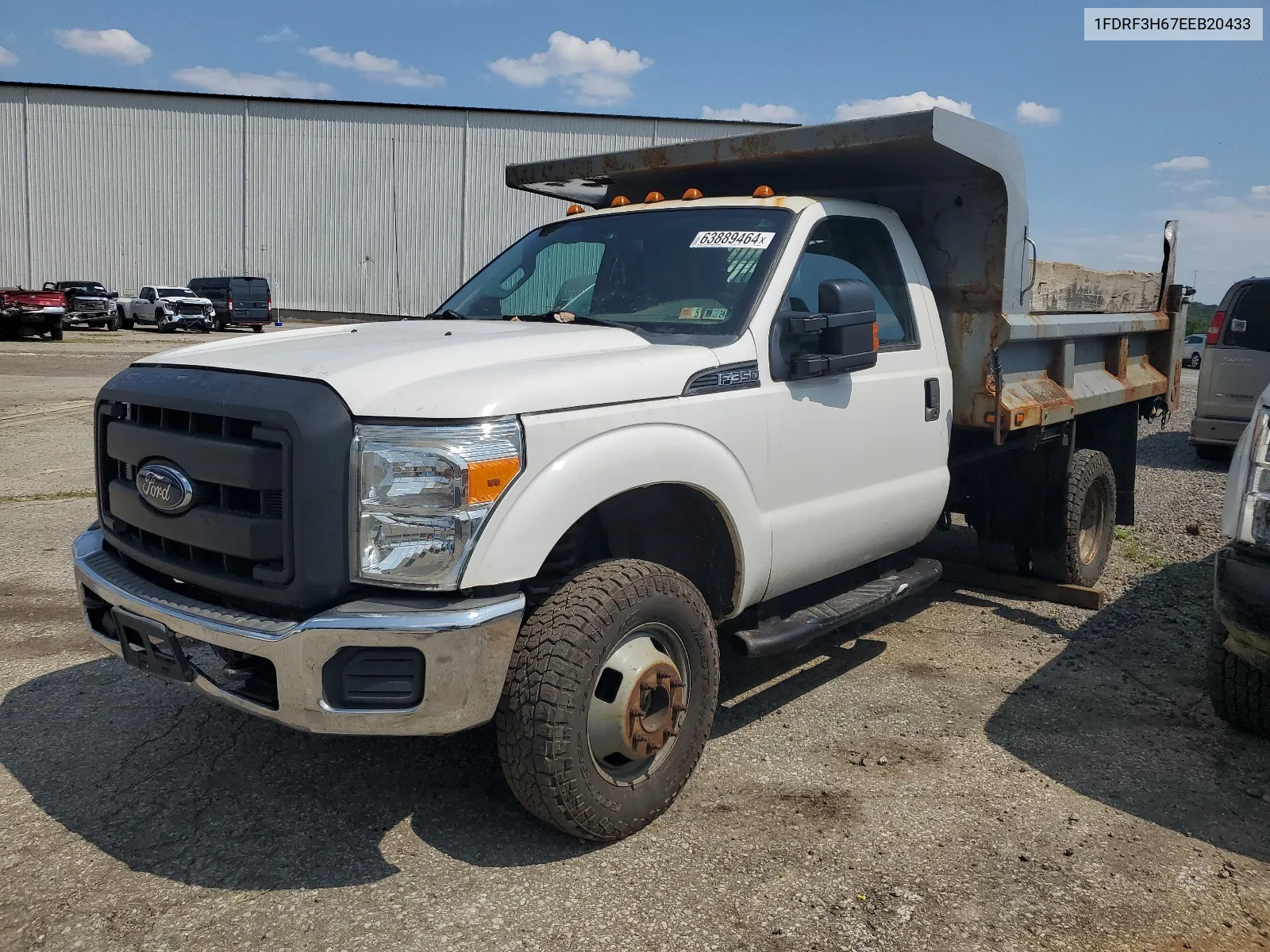 2014 Ford F350 Super Duty VIN: 1FDRF3H67EEB20433 Lot: 63889464