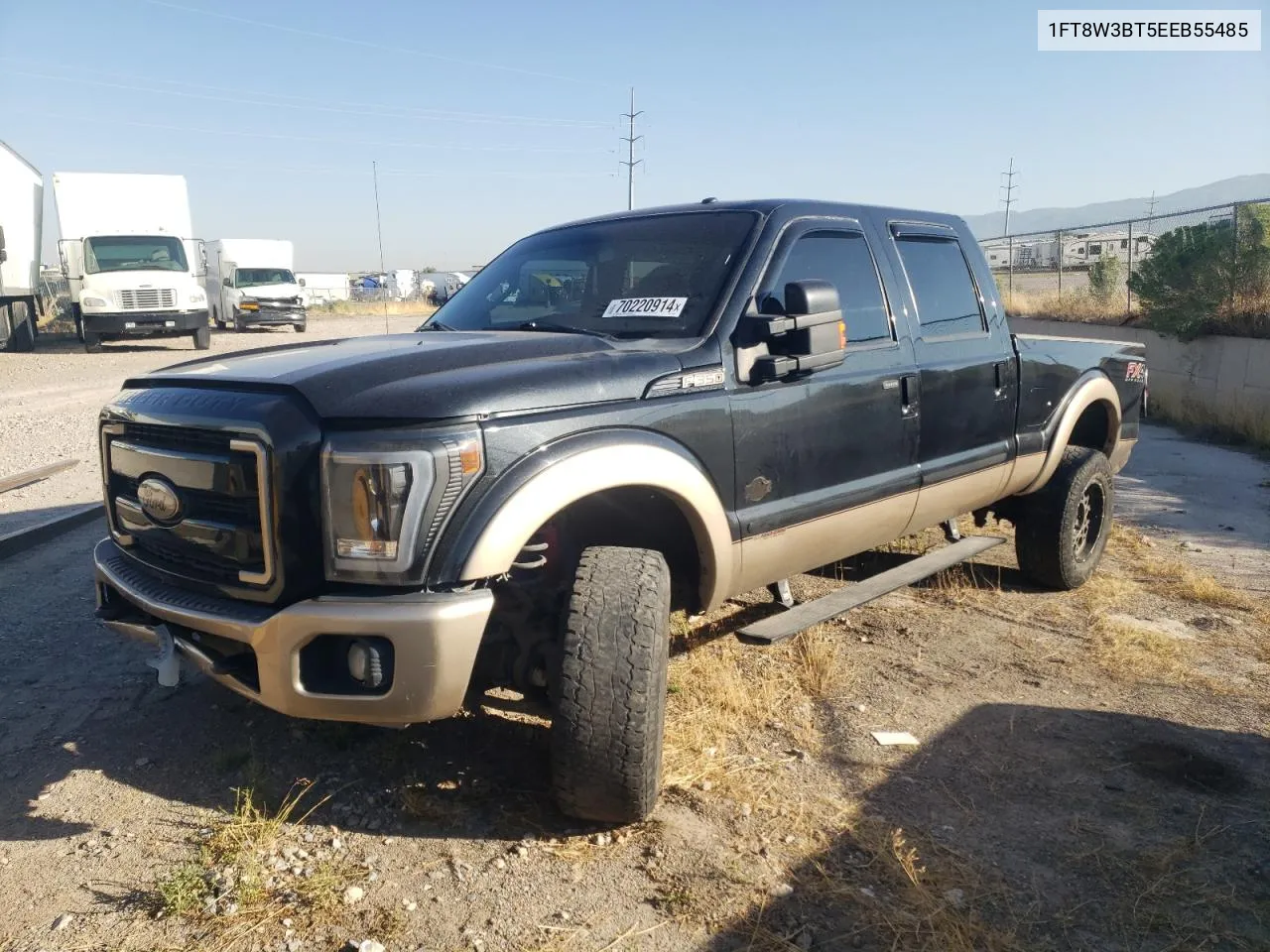 2014 Ford F350 Super Duty VIN: 1FT8W3BT5EEB55485 Lot: 70220914