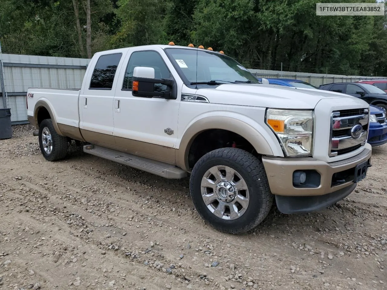 1FT8W3BT7EEA83852 2014 Ford F350 Super Duty