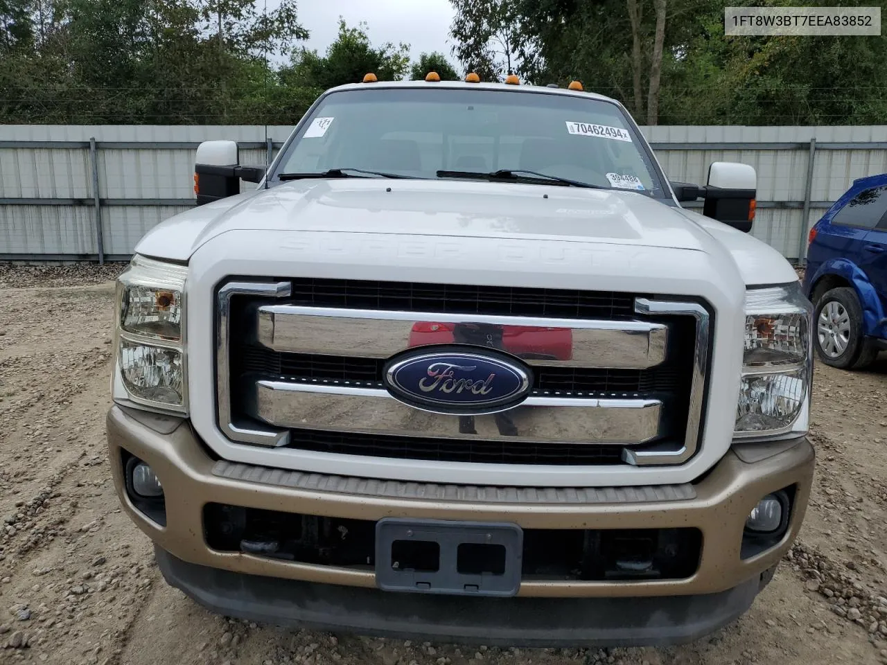 2014 Ford F350 Super Duty VIN: 1FT8W3BT7EEA83852 Lot: 70462494