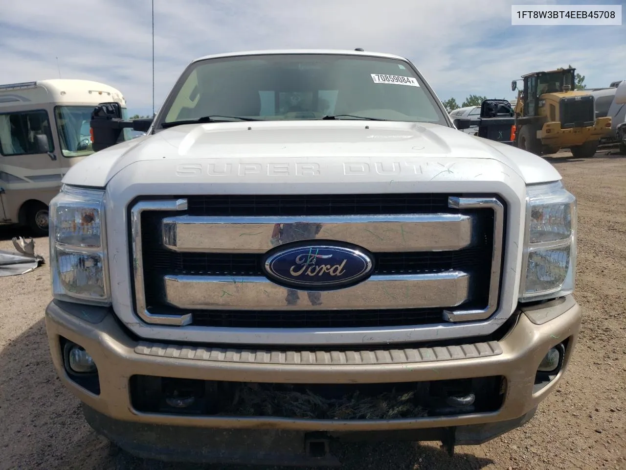 2014 Ford F350 Super Duty VIN: 1FT8W3BT4EEB45708 Lot: 70859084