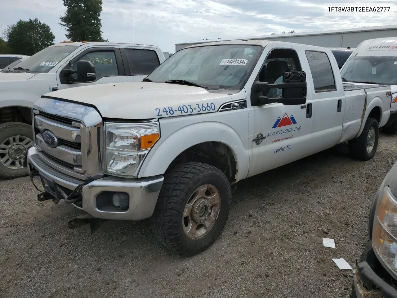 2014 Ford F350 Super Duty VIN: 1FT8W3BT2EEA62777 Lot: 71409134