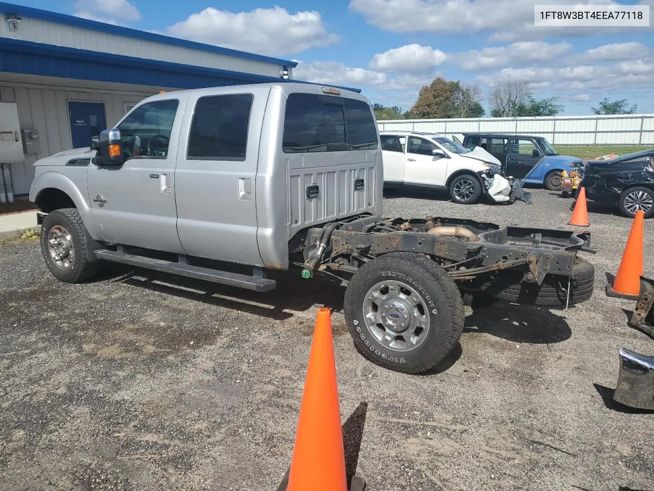 2014 Ford F350 Super Duty VIN: 1FT8W3BT4EEA77118 Lot: 72511664