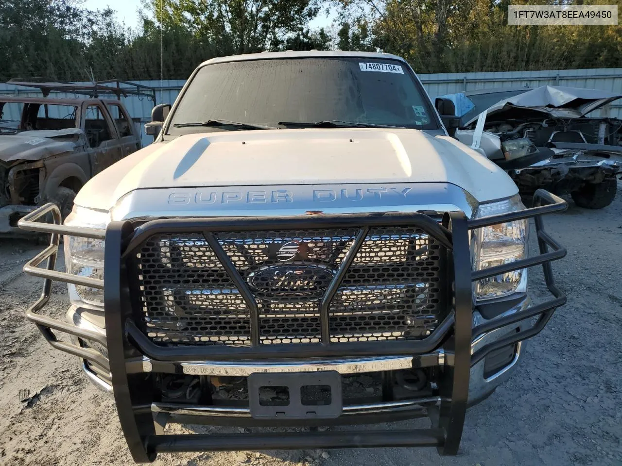 2014 Ford F350 Super Duty VIN: 1FT7W3AT8EEA49450 Lot: 74807704