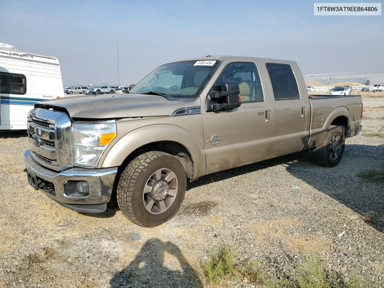 2014 Ford F350 Super Duty VIN: 1FT8W3AT9EEB64806 Lot: 74941454